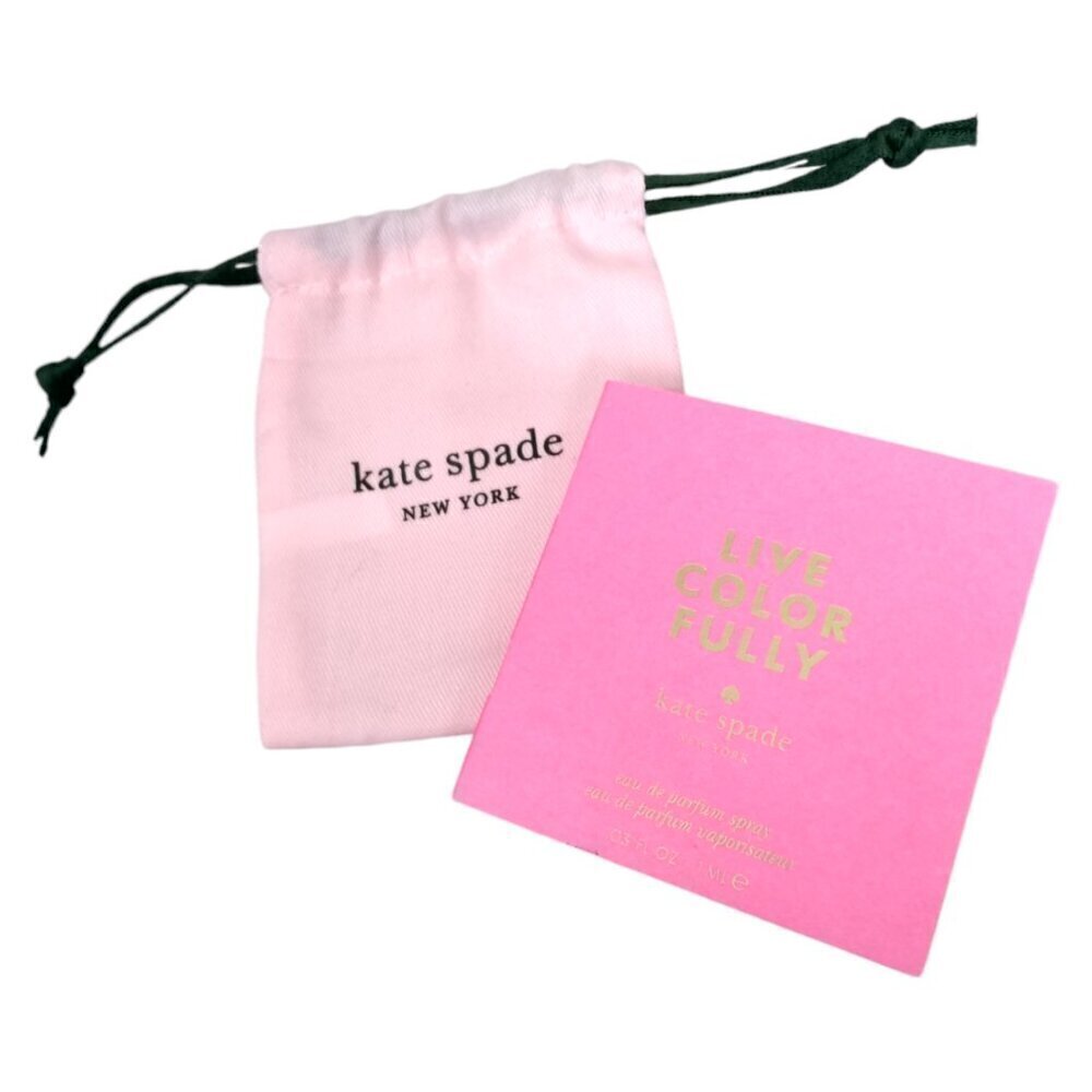 Kate Spade Jewelry Dust Bag and Live Color Fully Perfume Sample